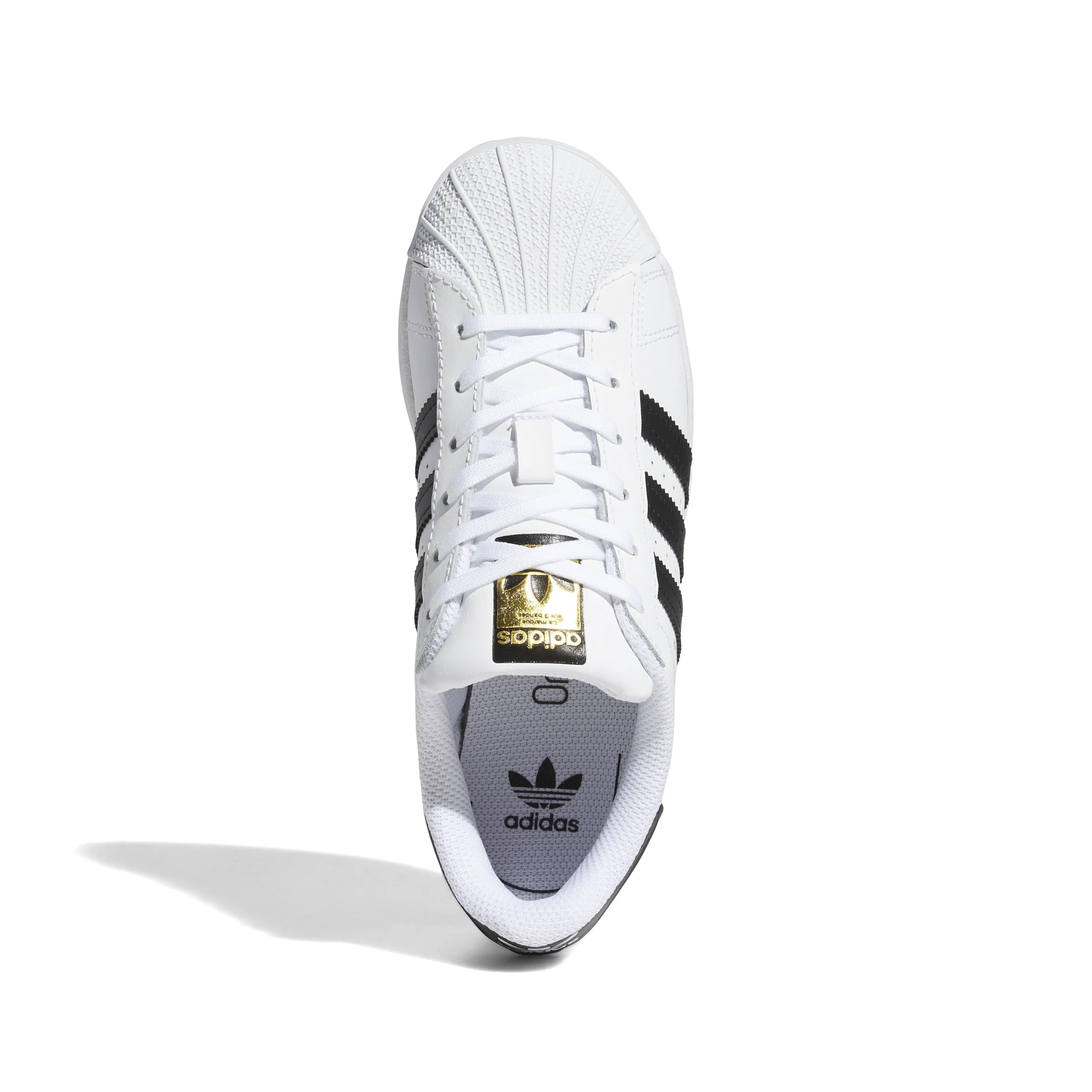 Litte Kids ADIDAS SUPERSTAR PS (WHITE/BLACK) - Image 4