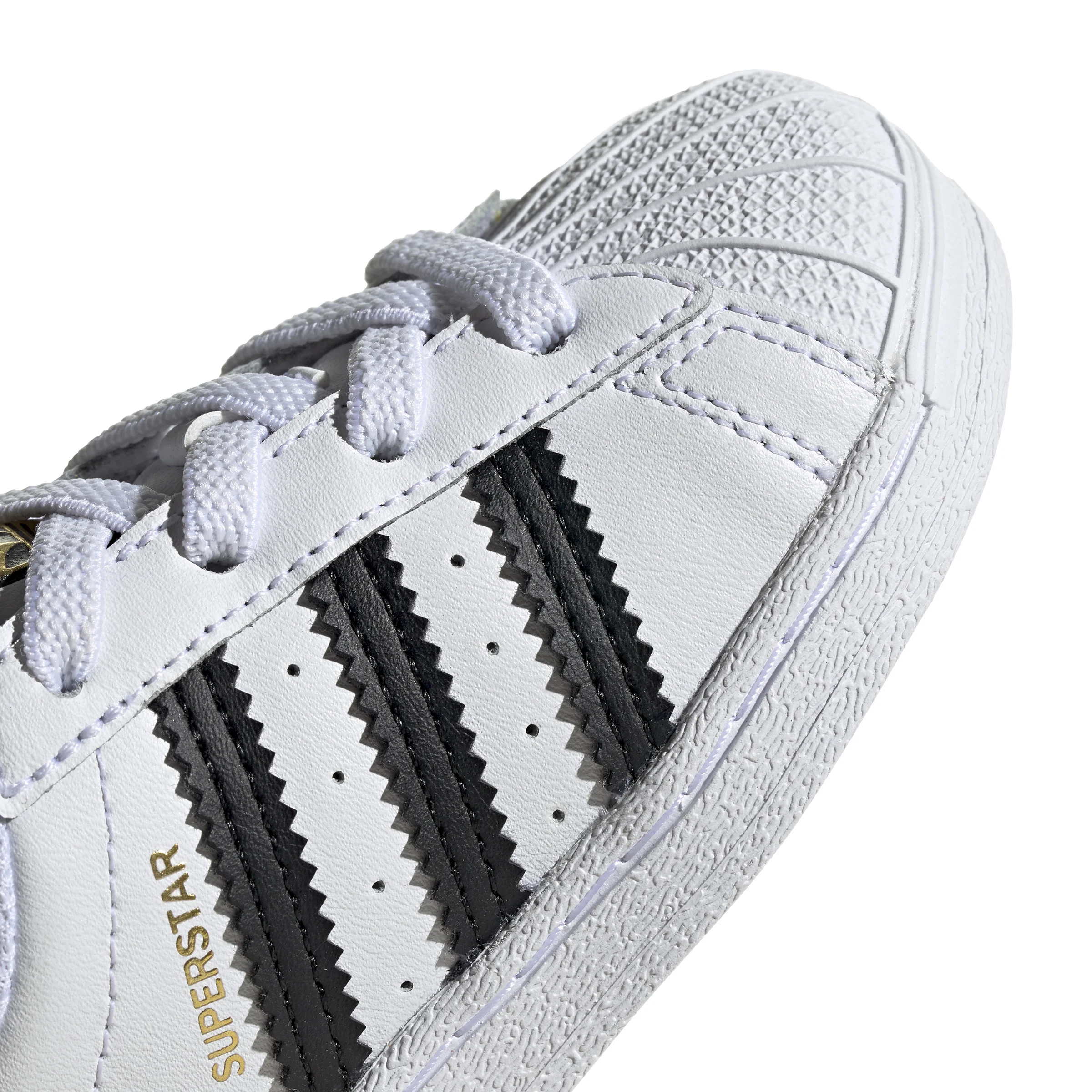 Little Kids ADIDAS SUPERSTAR TD (WHITE/BLACK) - Image 3