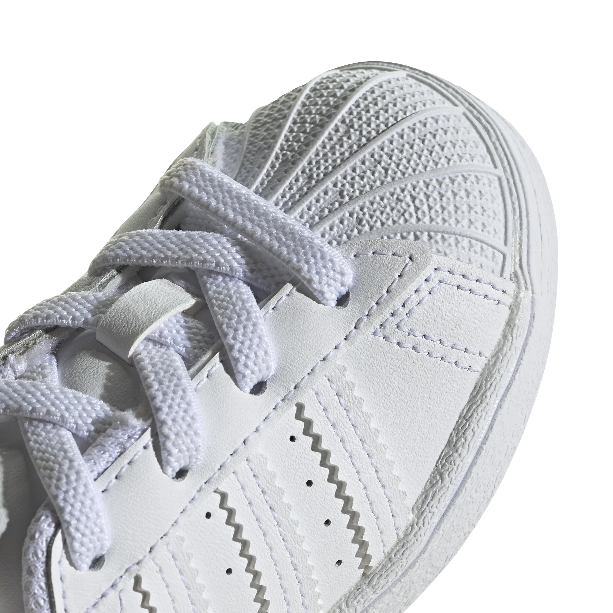 Little Kids ADIDAS SUPERSTAR TD (WHITE/WHITE) - Image 3
