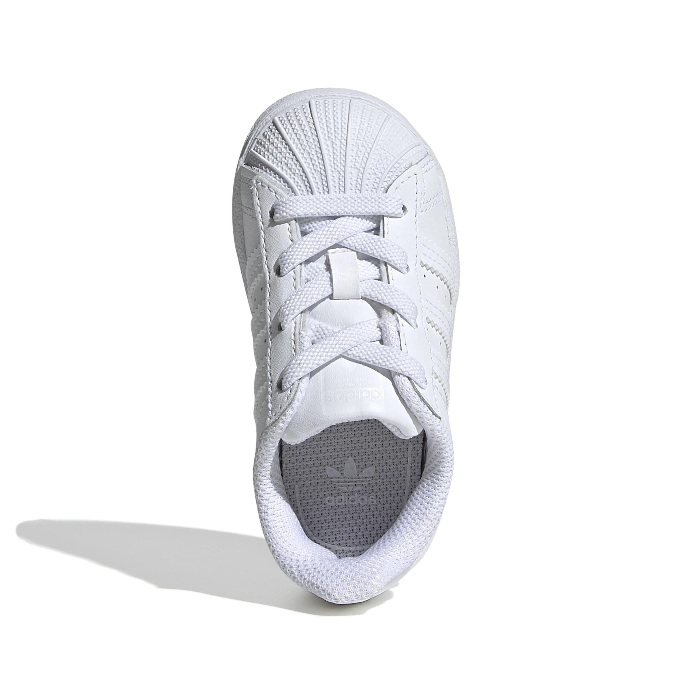 Little Kids ADIDAS SUPERSTAR TD (WHITE/WHITE) - Image 4