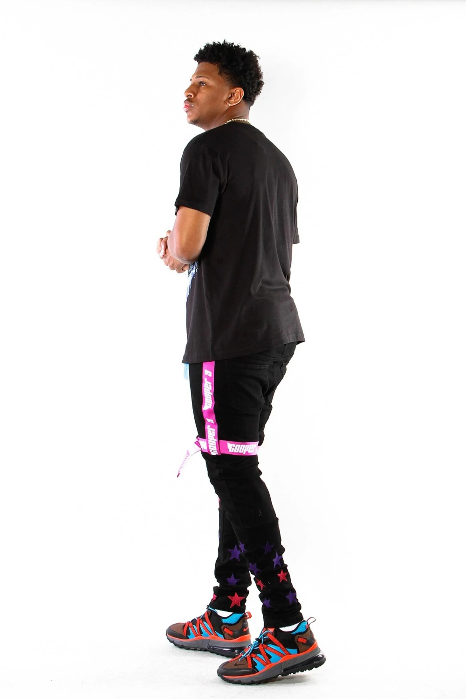 MEN'S 506 "STAR" JEANS (BLACK PURPLE) - Image 3