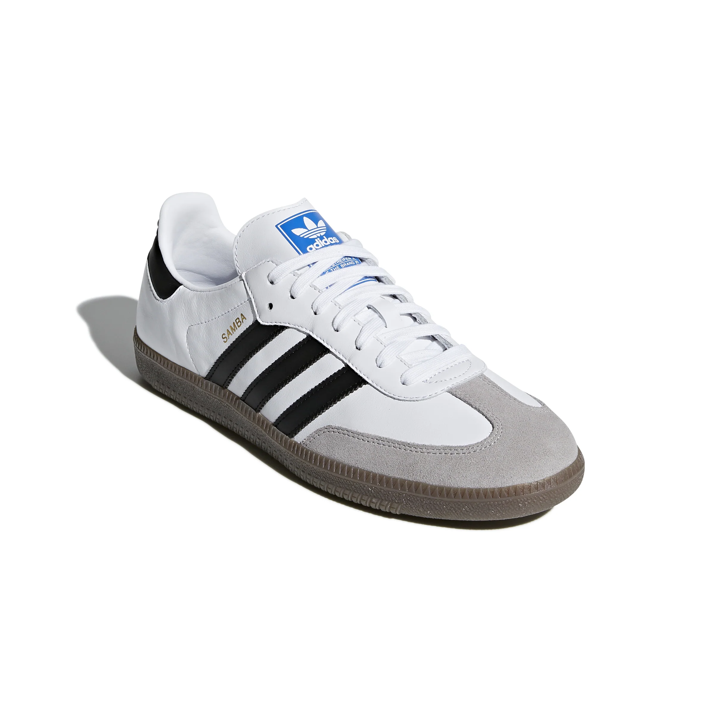 MENS ADIDAS SAMBA OG (CLOUD WHITE/CORE BLACK/GUM) - Image 4