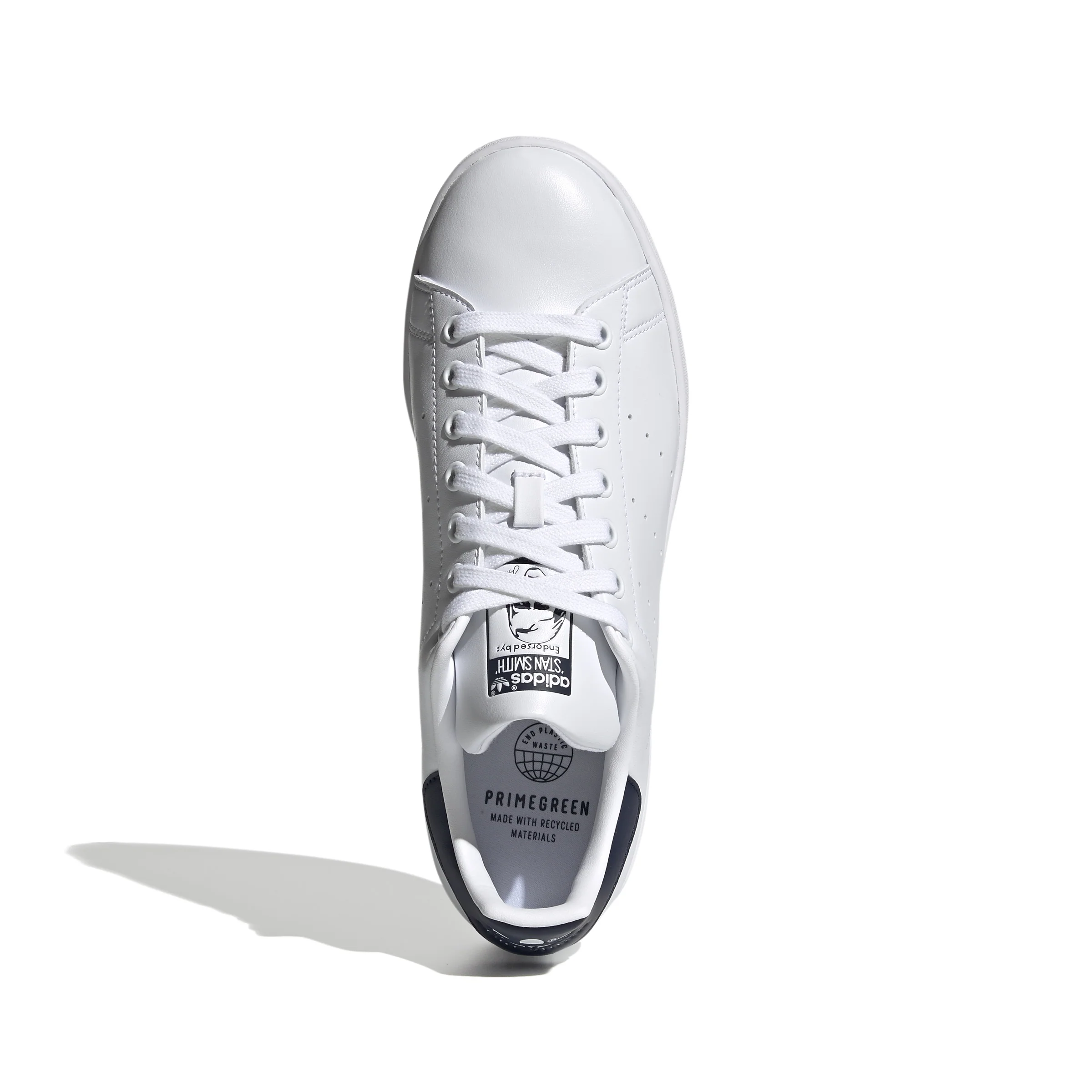 Men's Adidas STAN SMITH (Cloud White / Cloud White / Collegiate Navy) - Image 5