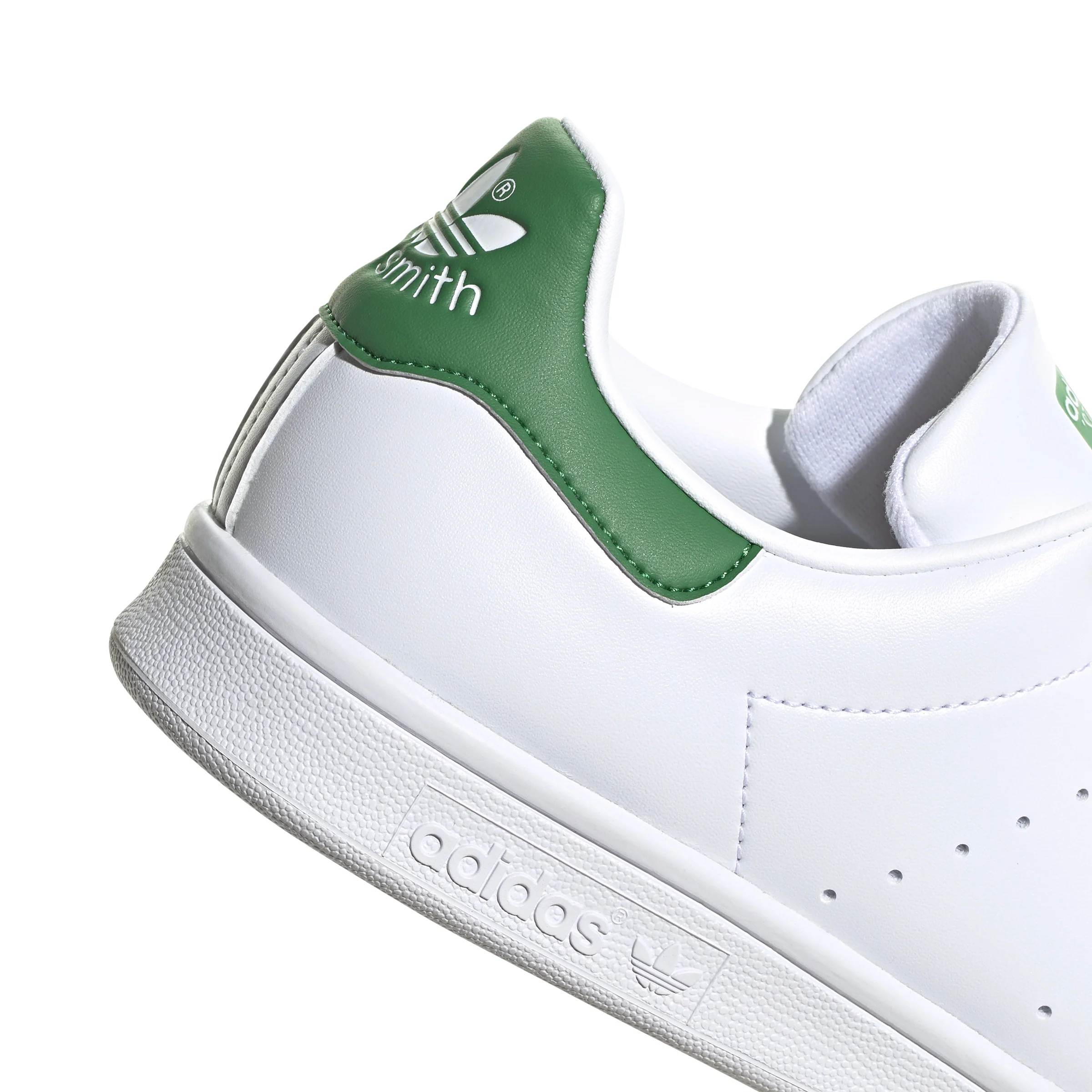 Men's Adidas STAN SMITH (Cloud White / Cloud White / Green) - Image 4