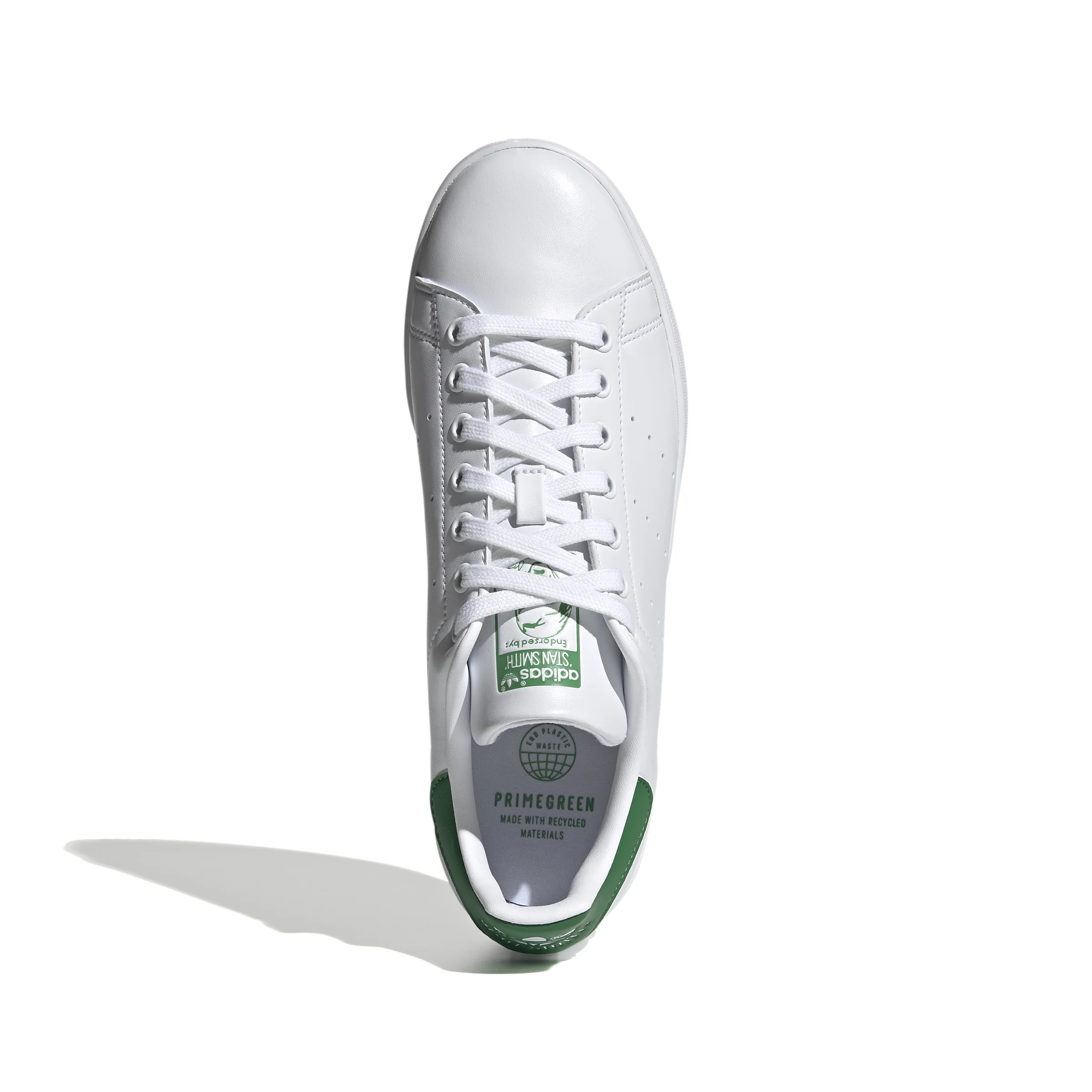 Men's Adidas STAN SMITH (Cloud White / Cloud White / Green) - Image 5